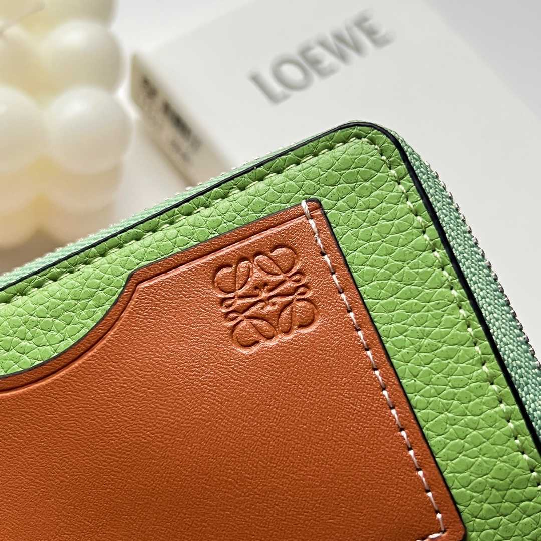 Loewe Coin Cardholder In Soft Grained Calfskin - DopestKickz