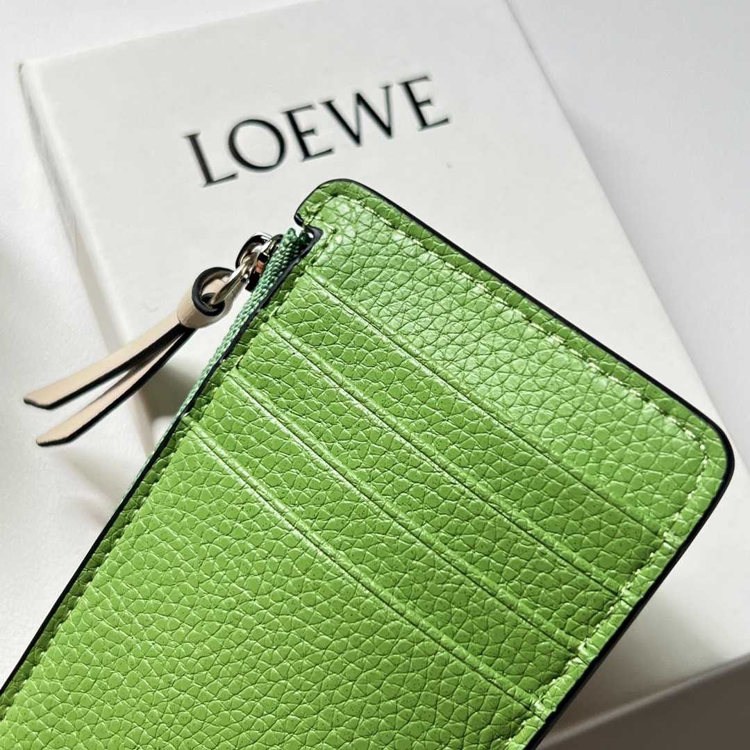 Loewe Coin Cardholder In Soft Grained Calfskin - DopestKickz