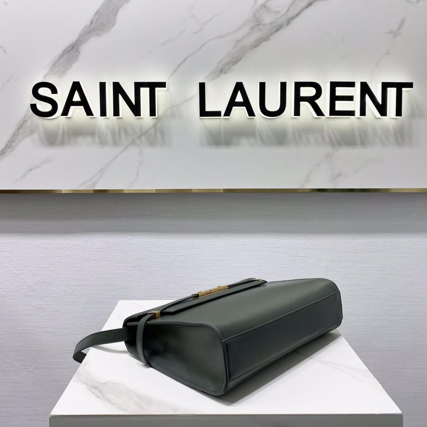 Saint Laurent Manhattan Shoulder Bag In Box Saint Laurent Leather - DopestKickz