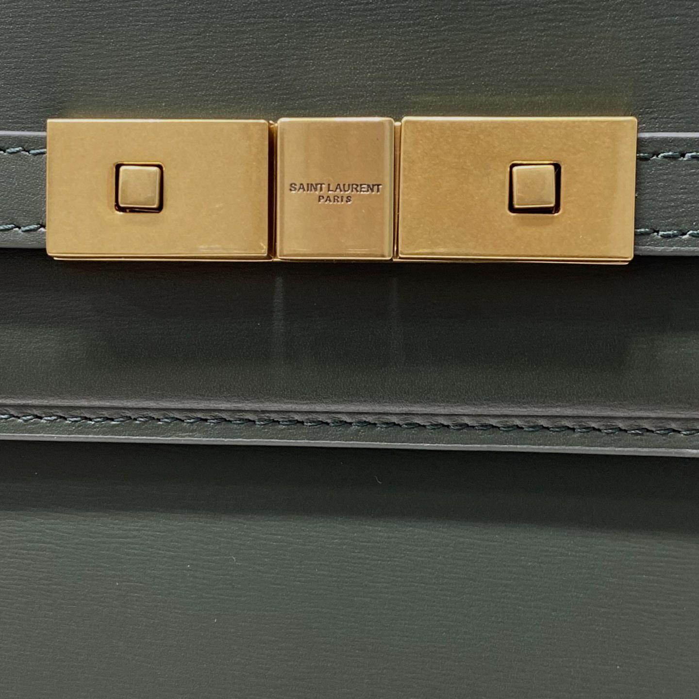 Saint Laurent Manhattan Shoulder Bag In Box Saint Laurent Leather - DopestKickz