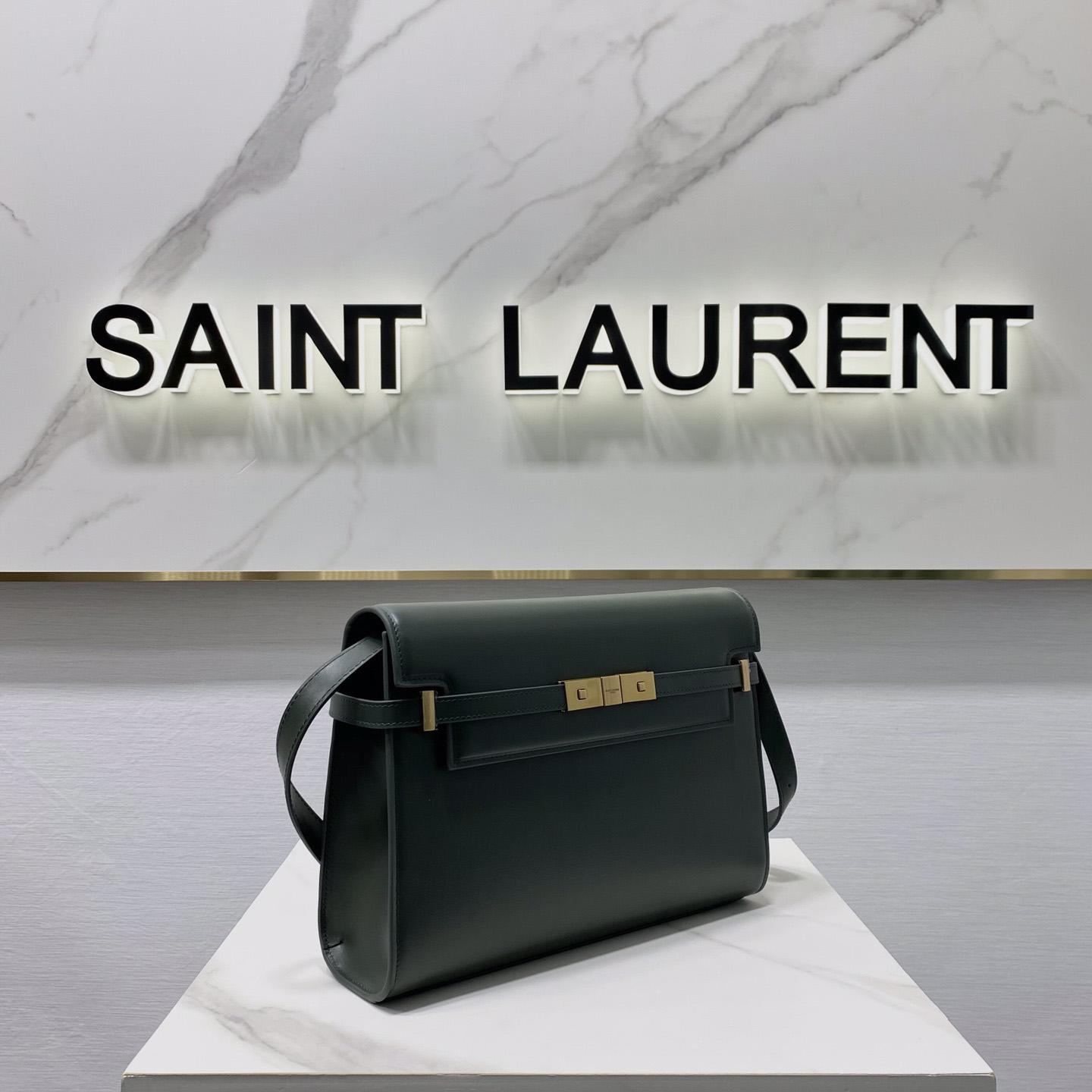 Saint Laurent Manhattan Shoulder Bag In Box Saint Laurent Leather - DopestKickz