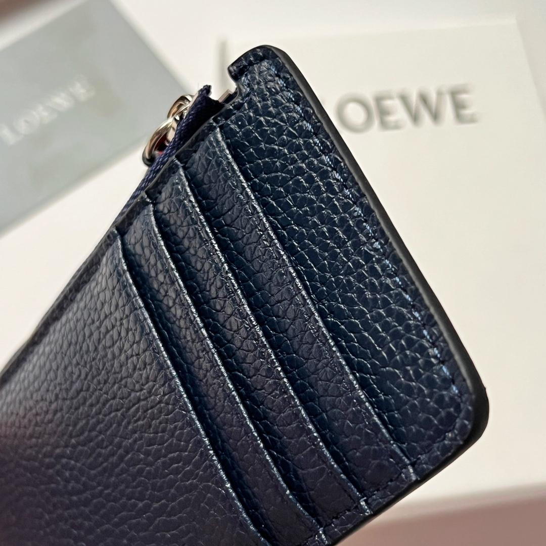 Loewe Coin Cardholder In Soft Grained Calfskin - DopestKickz