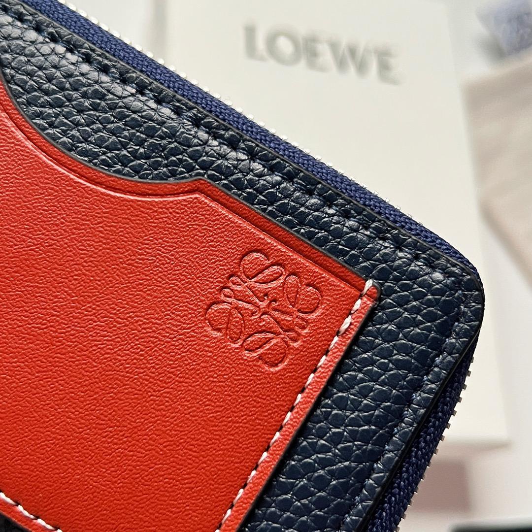 Loewe Coin Cardholder In Soft Grained Calfskin - DopestKickz