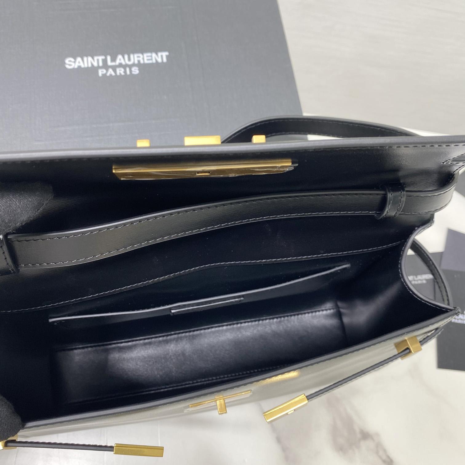 Saint Laurent Manhattan Shoulder Bag In Box Saint Laurent Leather - DopestKickz