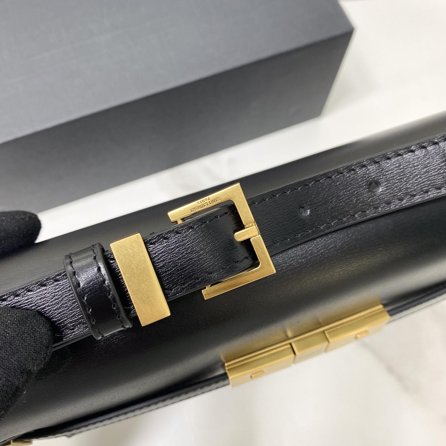 Saint Laurent Manhattan Shoulder Bag In Box Saint Laurent Leather - DopestKickz