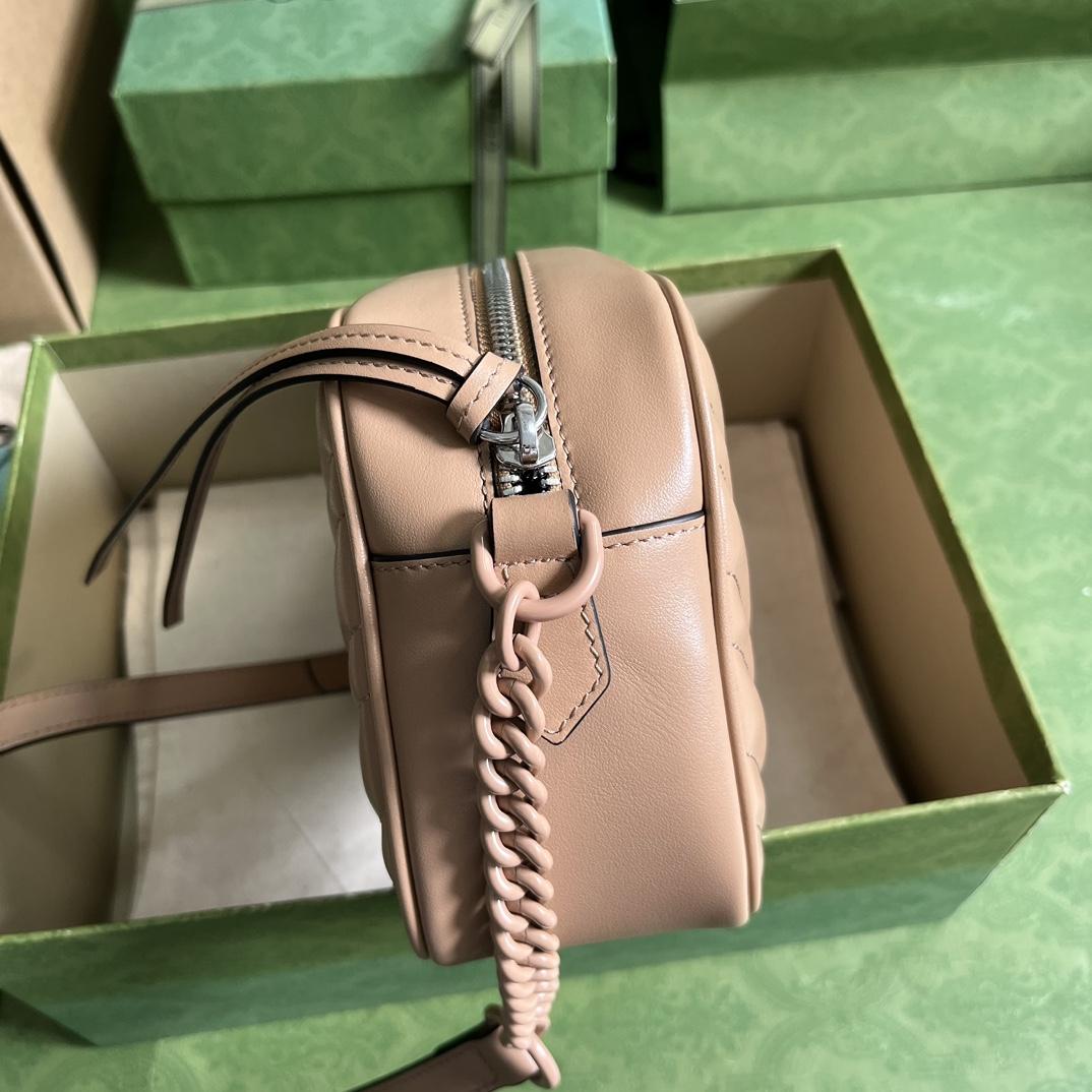 Gucci GG Marmont Matelassé Shoulder Bag(24*13*7cm) - DopestKickz