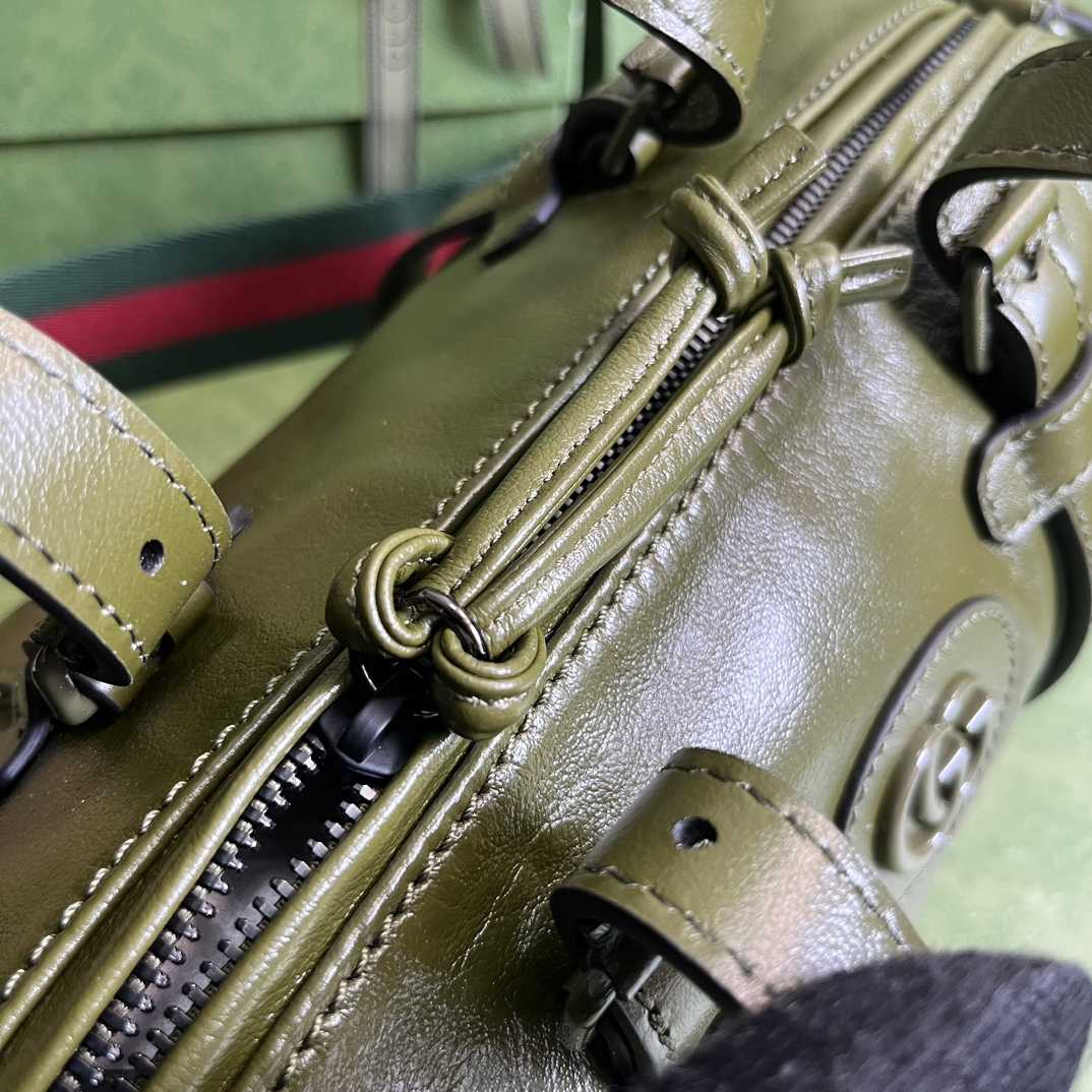 Gucci Small Duffle Bag With Tonal Double G(28.5-16-16cm) - DopestKickz