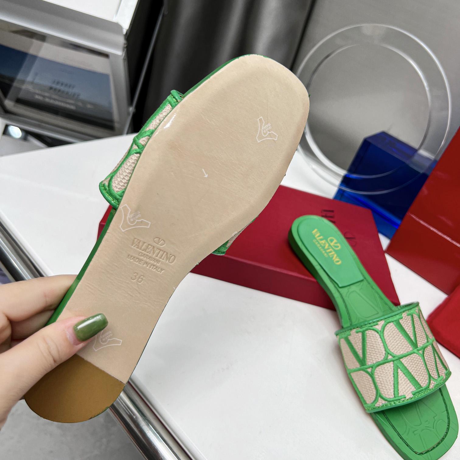 Valenti Toile Iconographe Slide Sandal  - DopestKickz