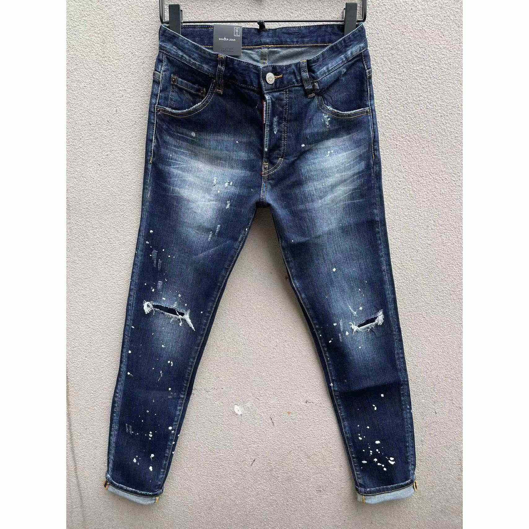 Dsquared2 Navy Blue 'Skater' Jeans    DSQ113 - DopestKickz