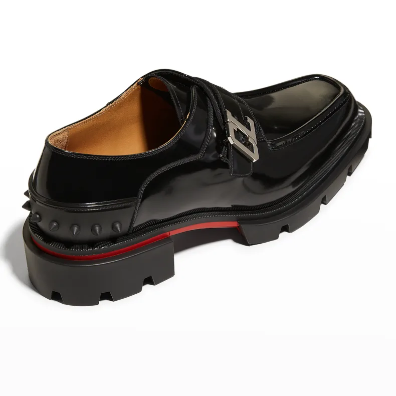 Christian Louboutin Men's Our Georges B Flat Chunky Loafers - DopestKickz