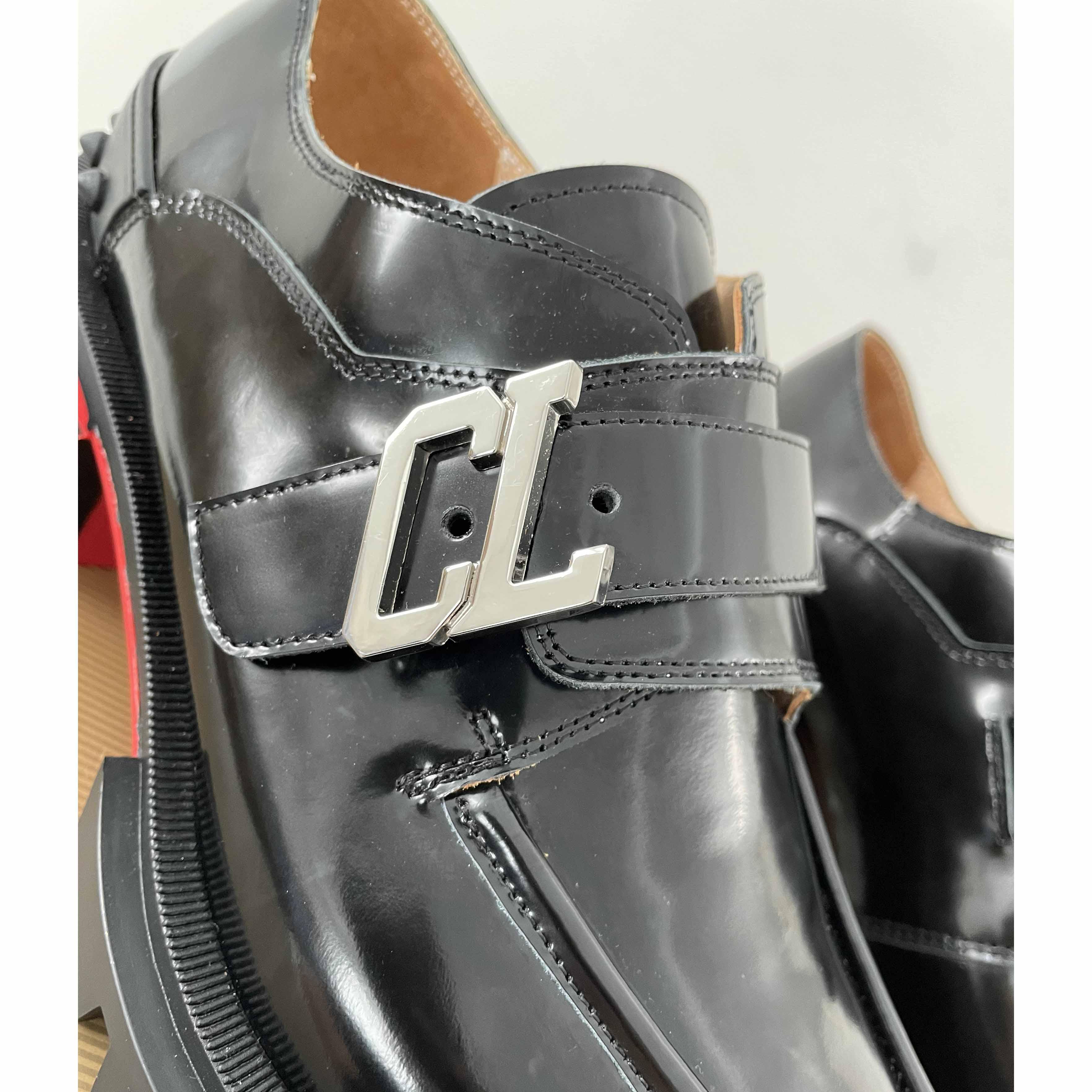 Christian Louboutin Men's Our Georges B Flat Chunky Loafers - DopestKickz