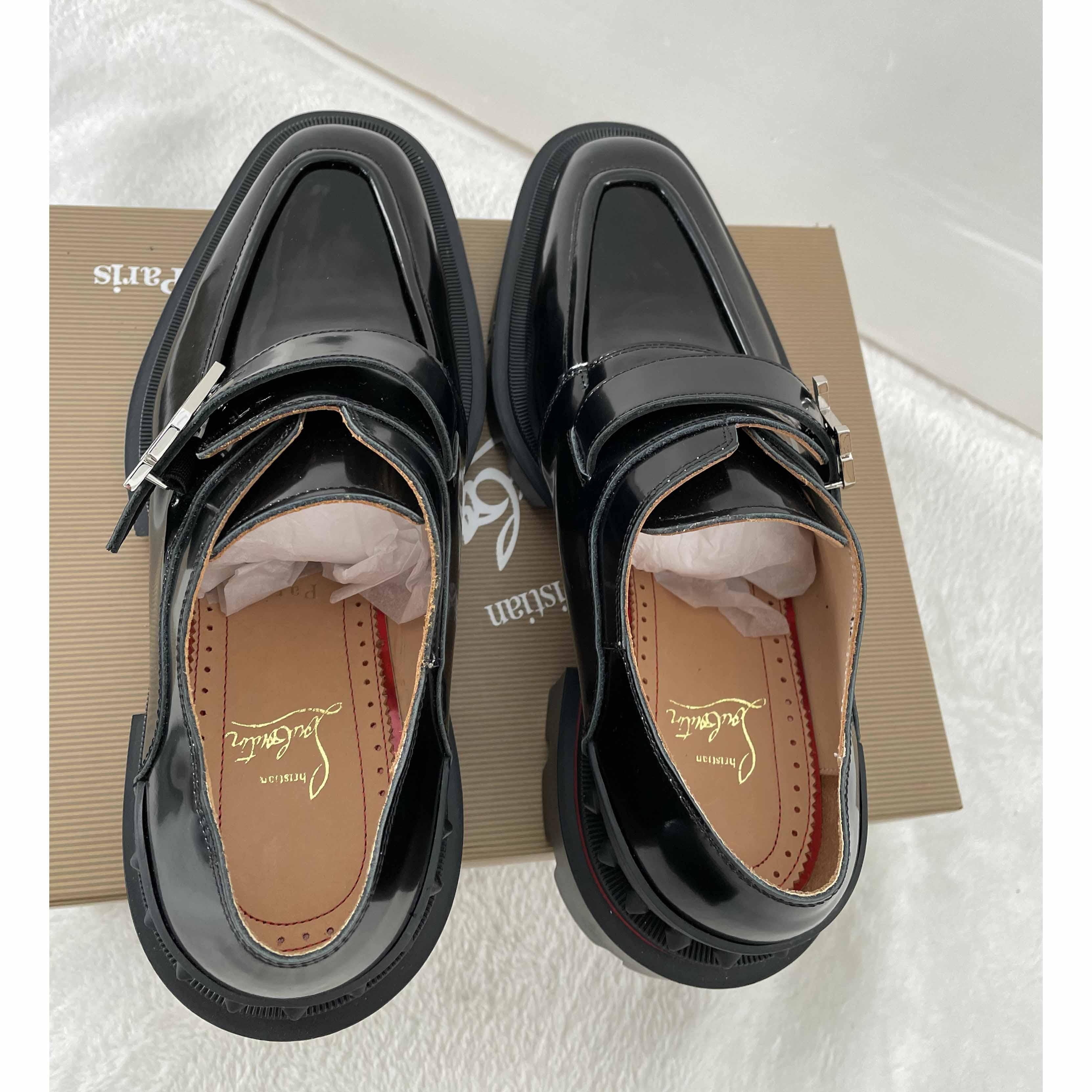 Christian Louboutin Men's Our Georges B Flat Chunky Loafers - DopestKickz