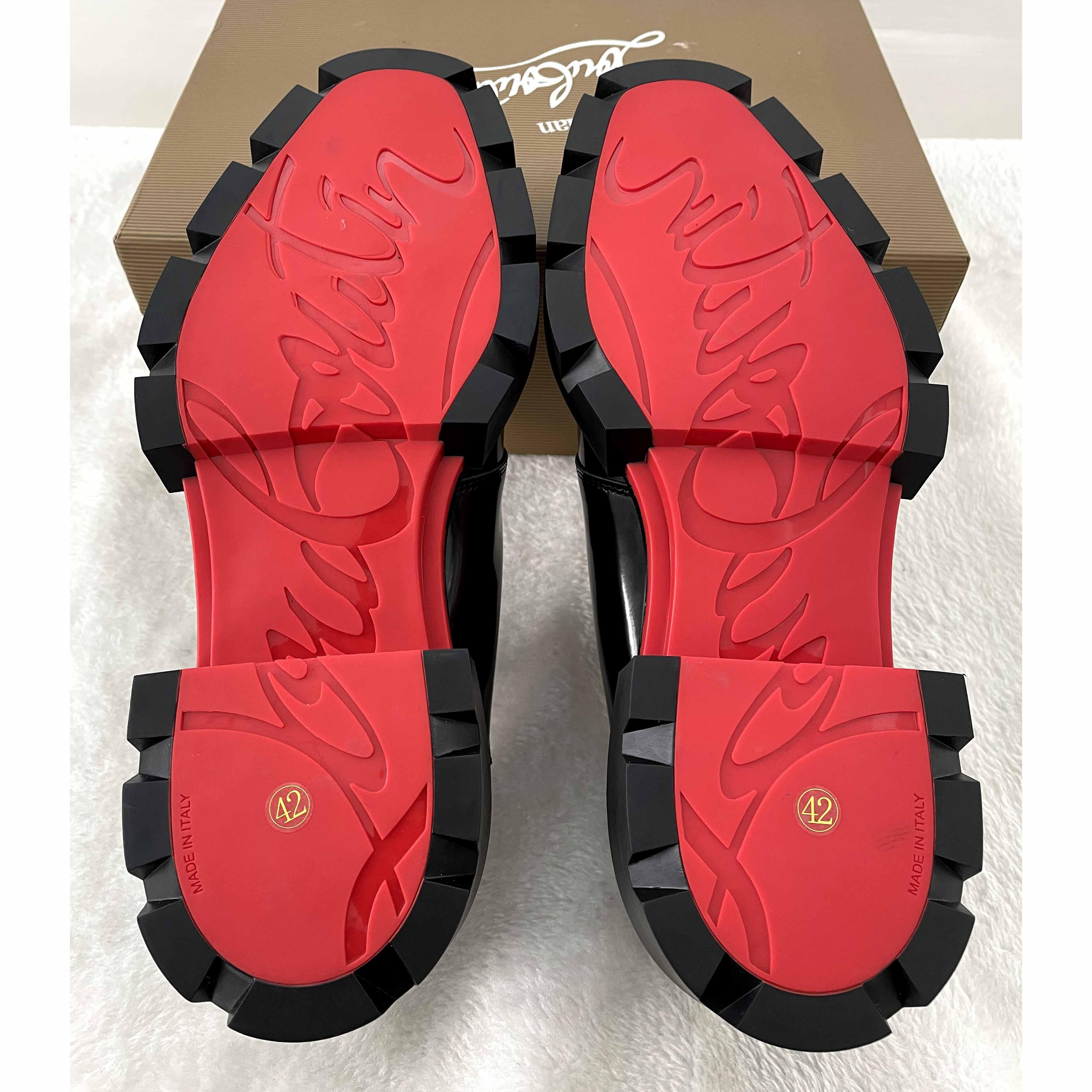 Christian Louboutin Men's Our Georges B Flat Chunky Loafers - DopestKickz