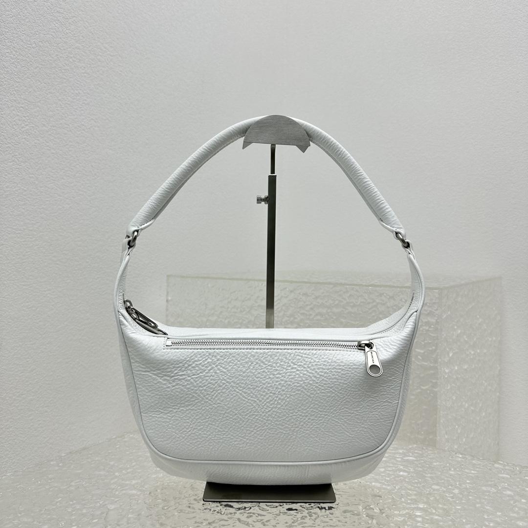 Balenciaga Raver Medium Bag With Handle In White - DopestKickz