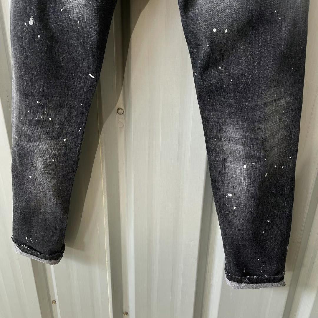 Dsquared2  Mid Wash Distressed Jeans   9136 - DopestKickz