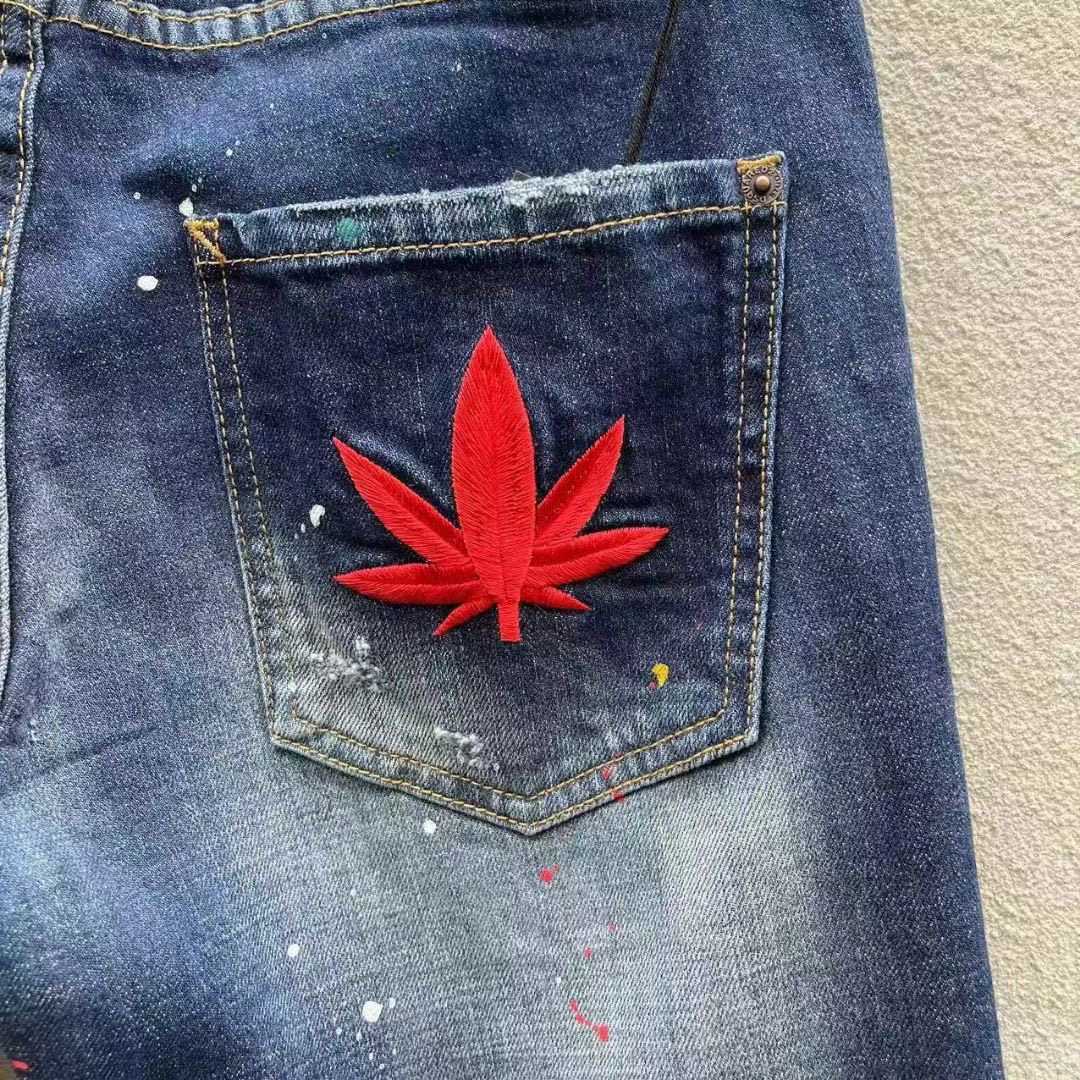 Dsquared2 Paint-splatter Slim-cut Jeans   DSQ111 - DopestKickz