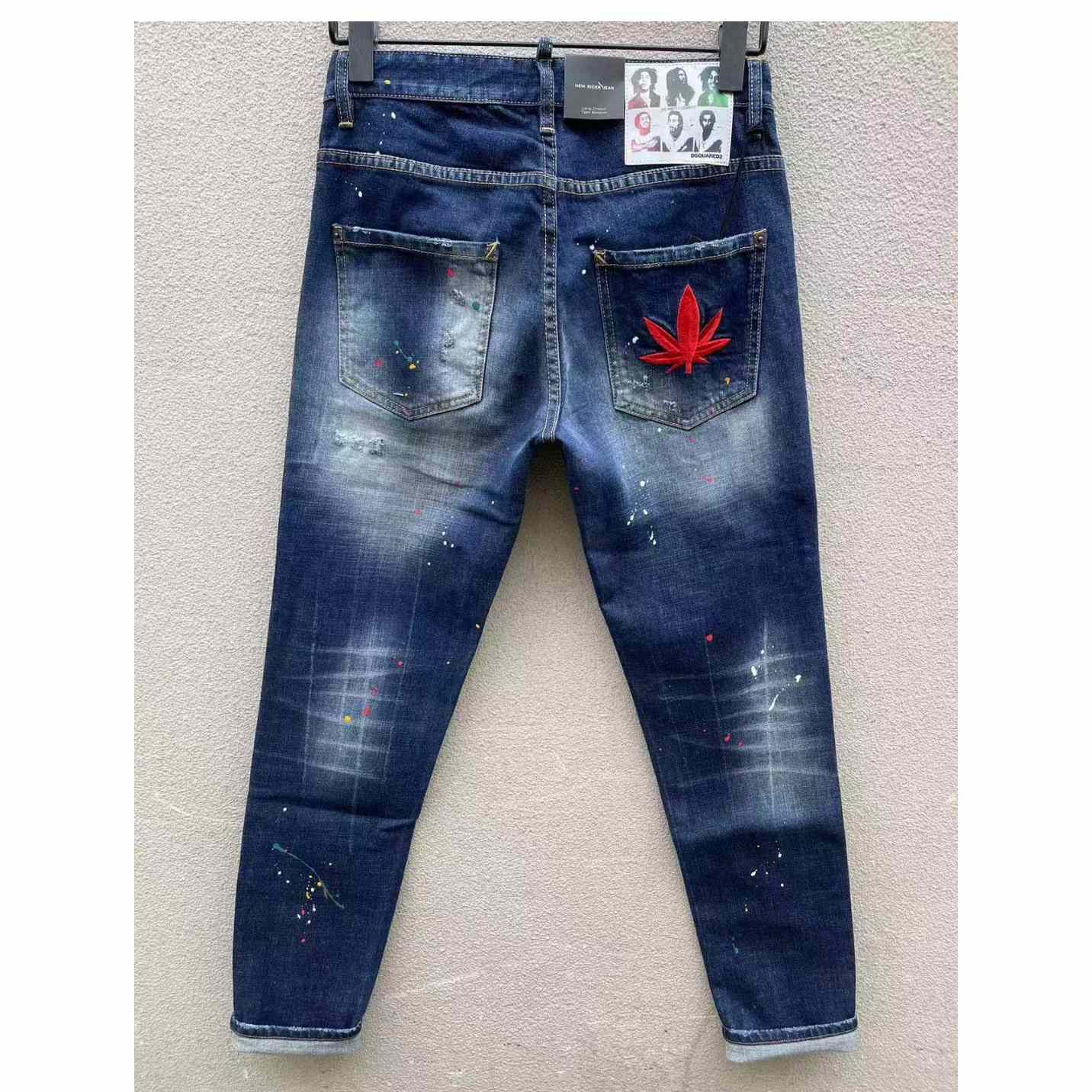 Dsquared2 Paint-splatter Slim-cut Jeans   DSQ111 - DopestKickz