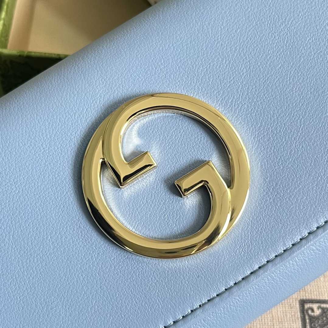 Gucci Blondie Continental Chain Wallet(21x10.5cm) - DopestKickz