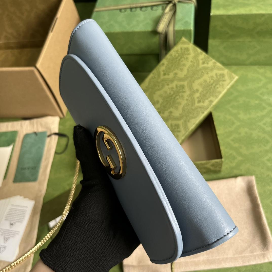 Gucci Blondie Continental Chain Wallet(21x10.5cm) - DopestKickz