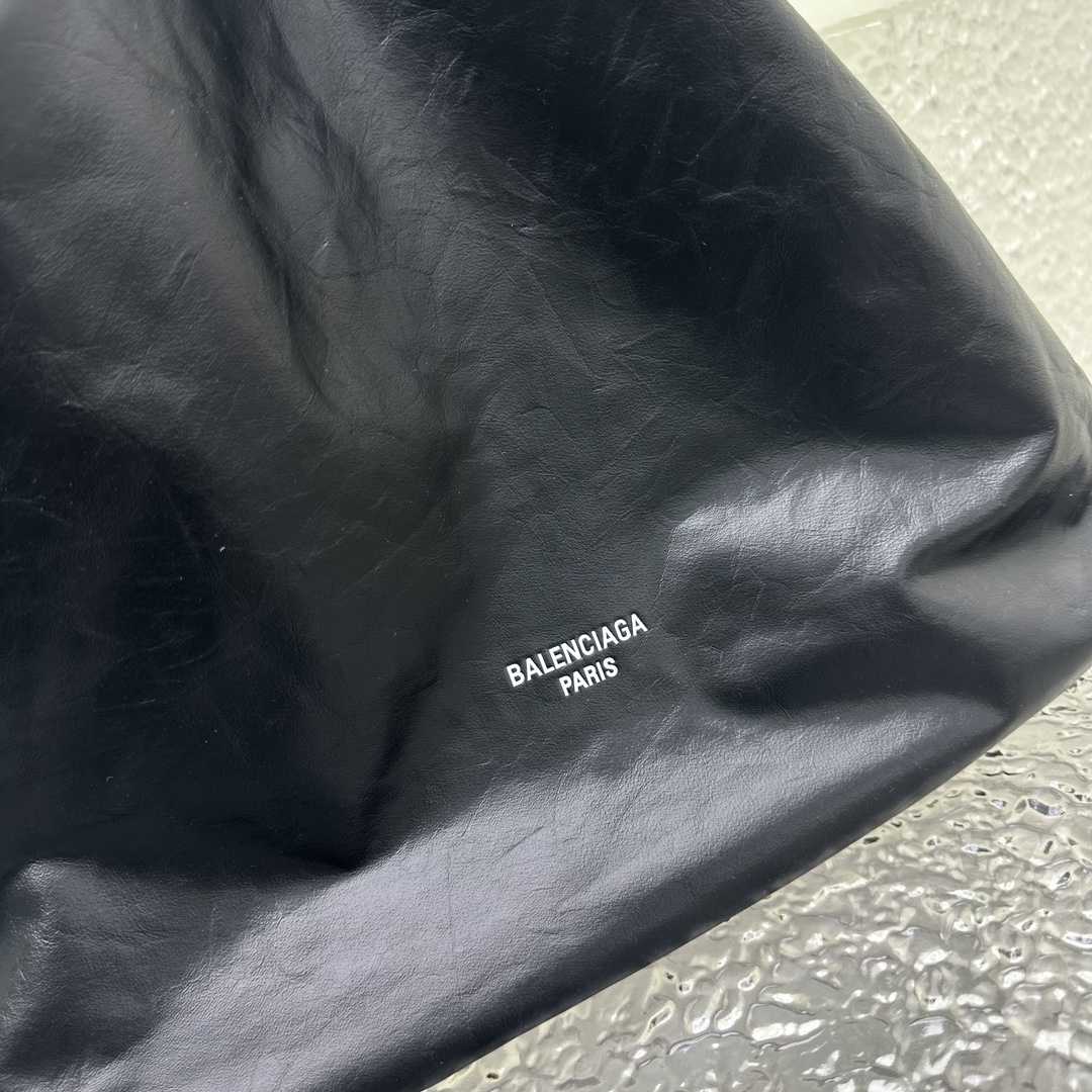 Balenciaga Women's Crush Medium Tote Bag In Black - DopestKickz