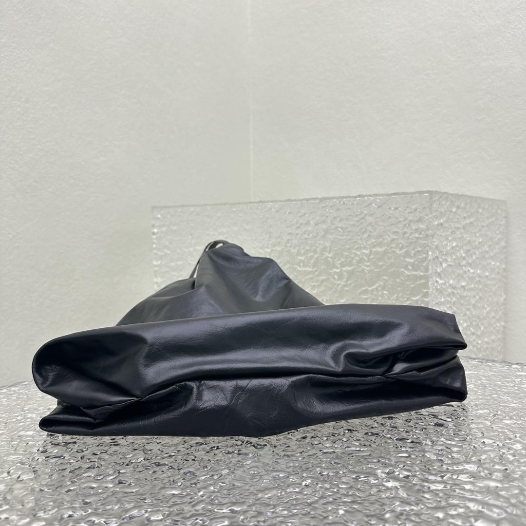 Balenciaga Women's Crush Medium Tote Bag In Black - DopestKickz