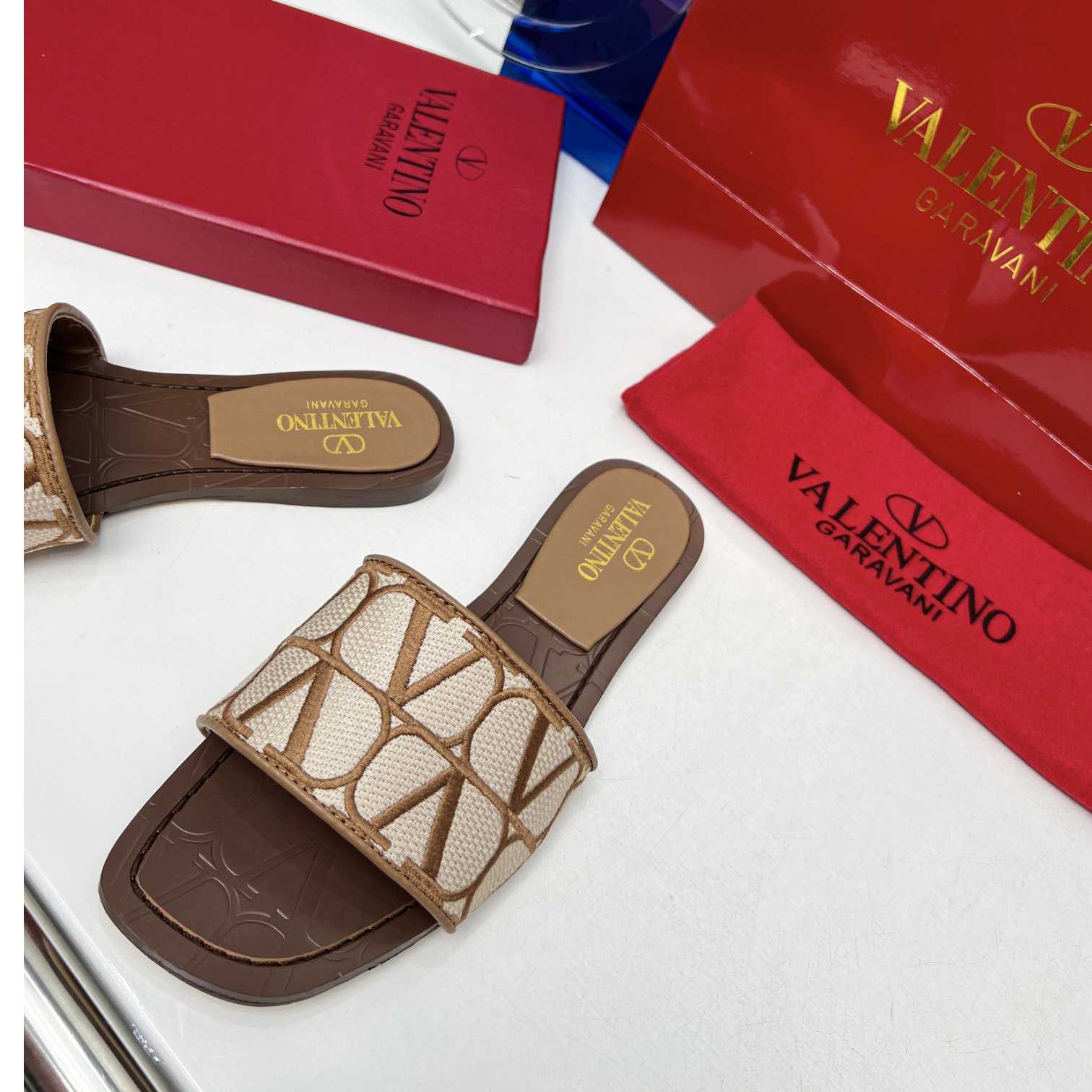 Valenti Toile Iconographe Slide Sandal  - DopestKickz