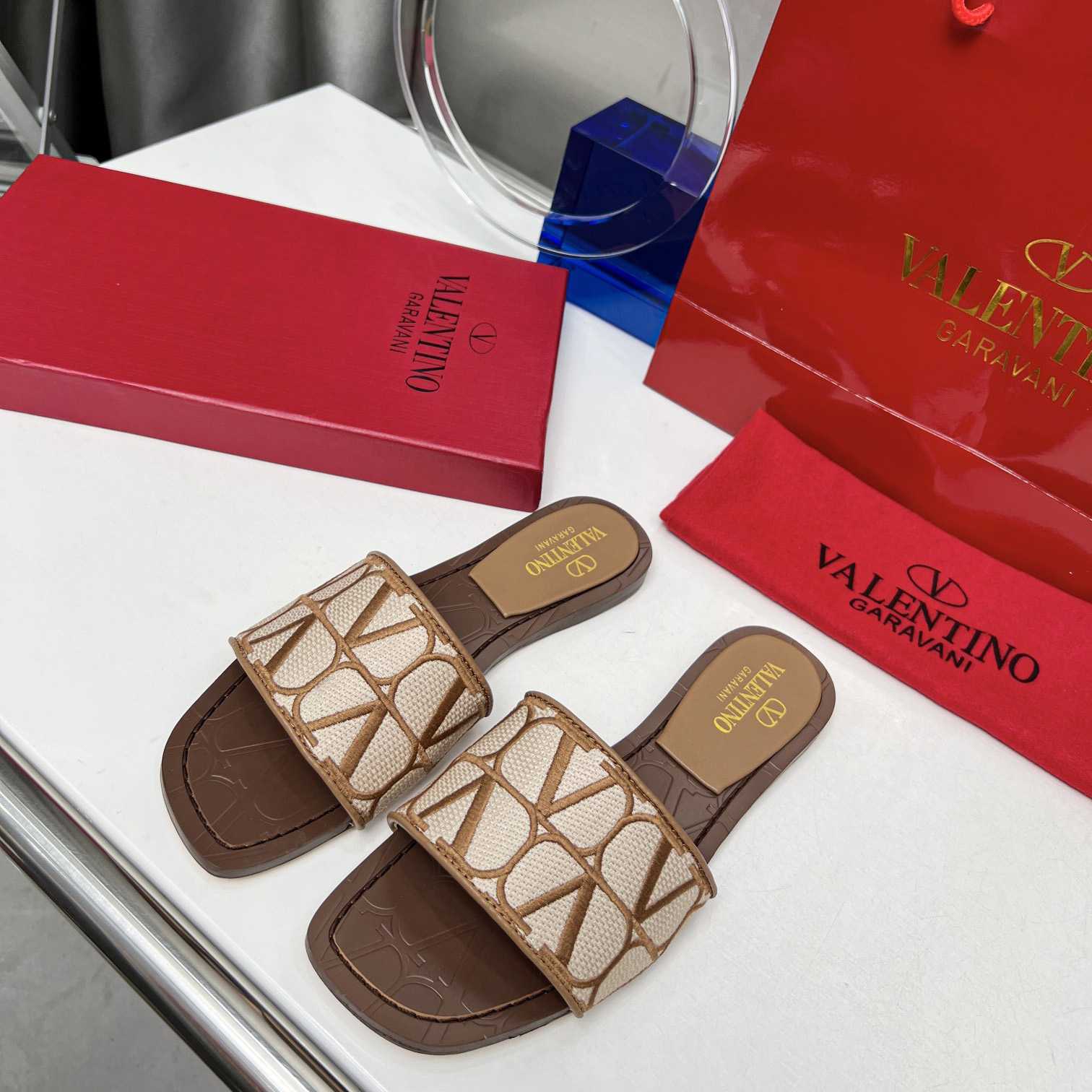 Valenti Toile Iconographe Slide Sandal  - DopestKickz