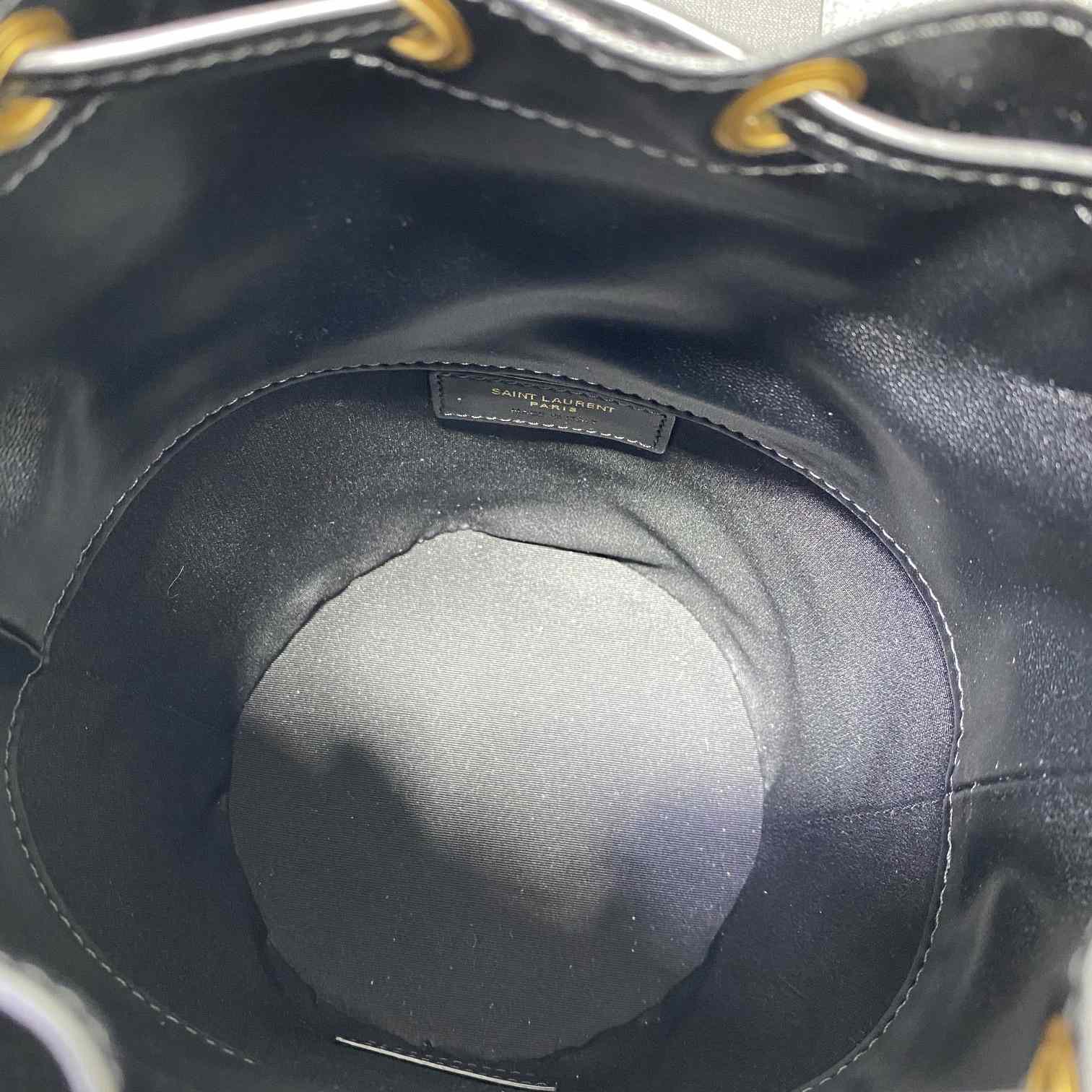 Saint Laurent Crocodile-effect Embossed Bucket Bag(16x26x16cm) - DopestKickz