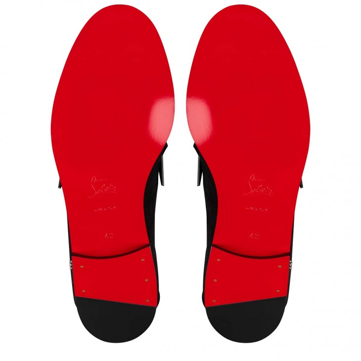 Christian Louboutin No Penny Loafers - Calf Leather - Black - DopestKickz