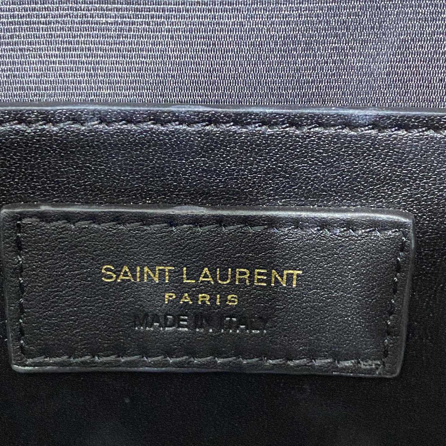 Saint Laurent Manhattan Shoulder Bag In Canvas And Leather - DopestKickz