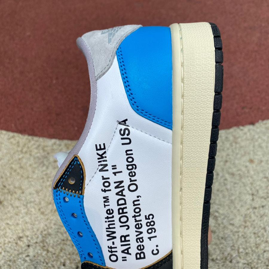  Air Jordan 1 x Off-white Low Sneaker    CZ0790-108 - DopestKickz