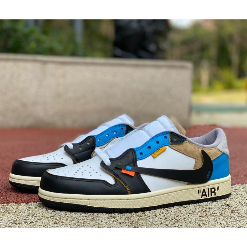  Air Jordan 1 x Off-white Low Sneaker    CZ0790-108 - DopestKickz