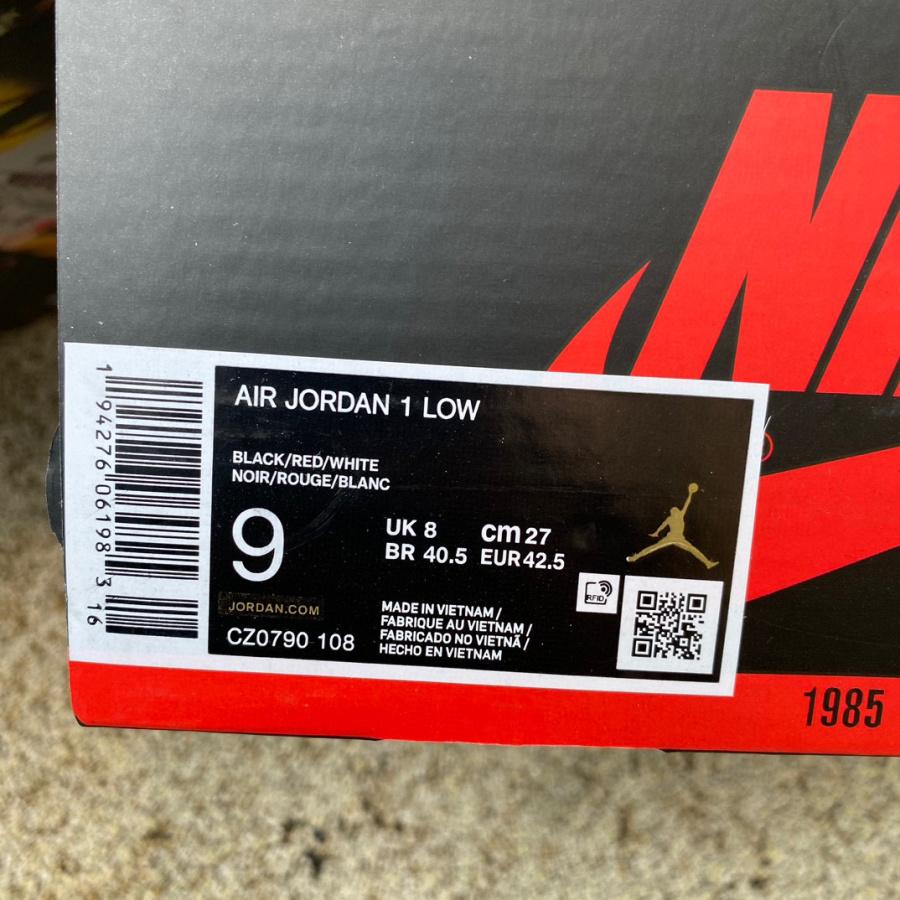  Air Jordan 1 x Off-white Low Sneaker    CZ0790-108 - DopestKickz