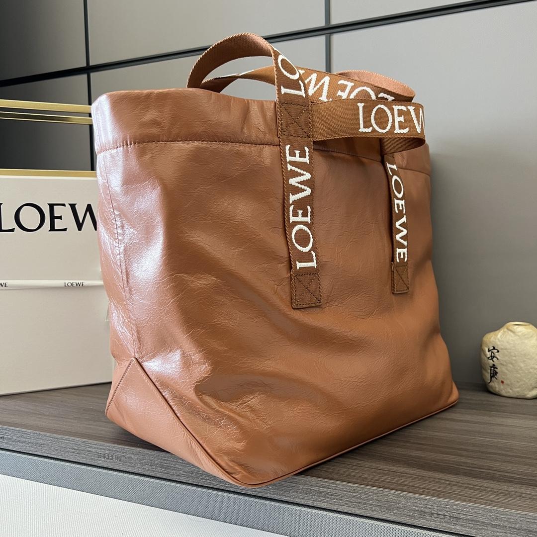 Loewe Fold Shopper In Paper Calfskin - DopestKickz