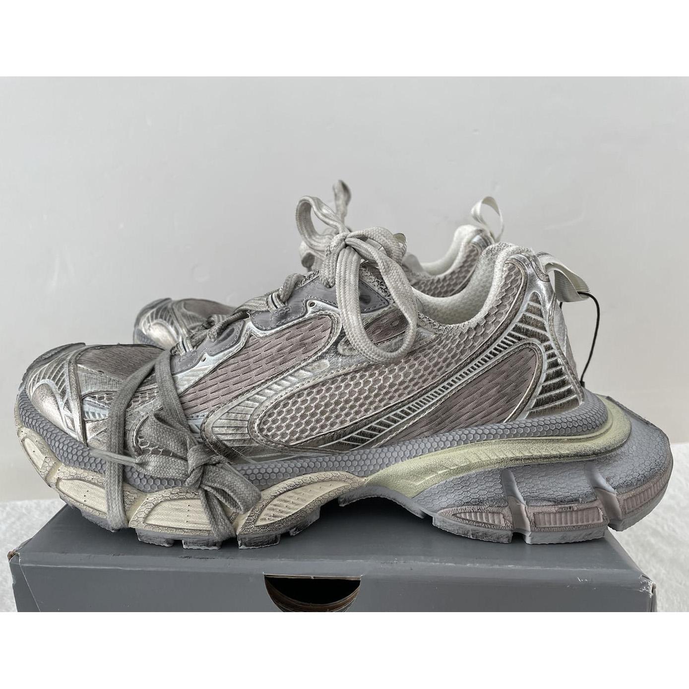 Balenciaga 3XL Sneaker In Light Beige Mesh And Polyurethane - DopestKickz