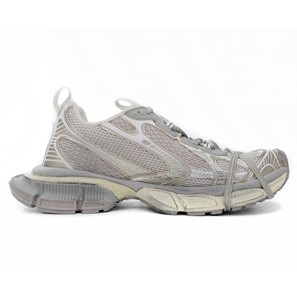 Balenciaga 3XL Sneaker In Light Beige Mesh And Polyurethane - DopestKickz