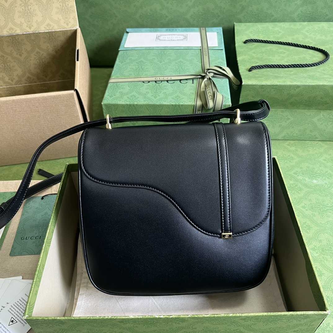 Gucci Equestrian Inspired Shoulder Bag(21-20-7cm)   - DopestKickz