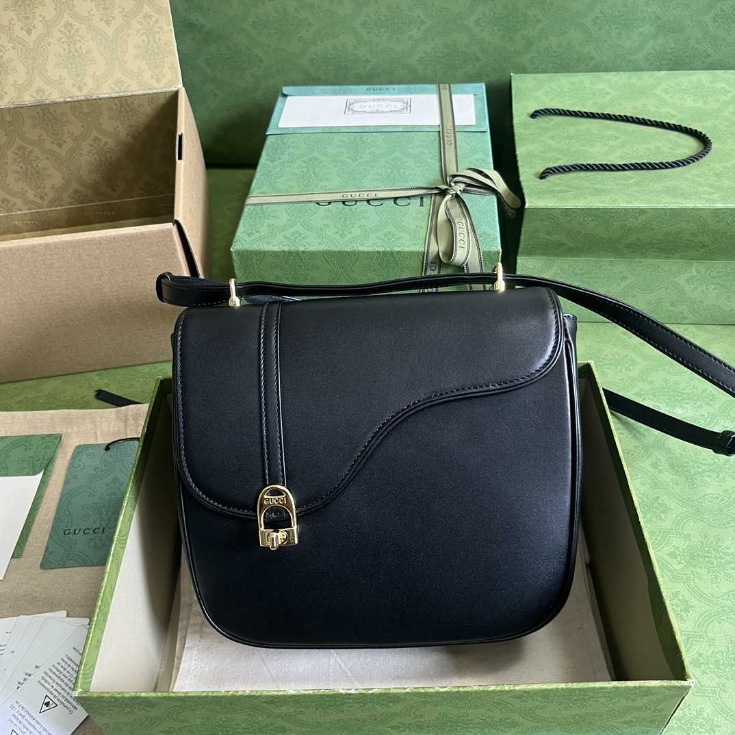 Gucci Equestrian Inspired Shoulder Bag(21-20-7cm)   - DopestKickz