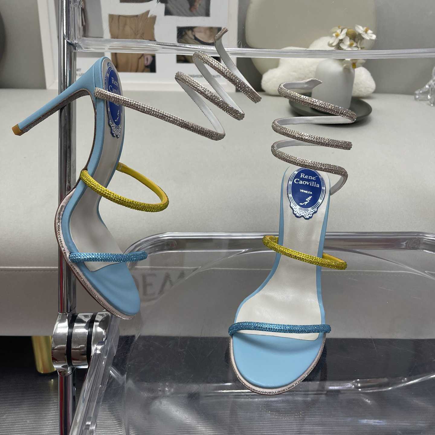 Rene Caovilla Cleo Crystal Sandal - DopestKickz