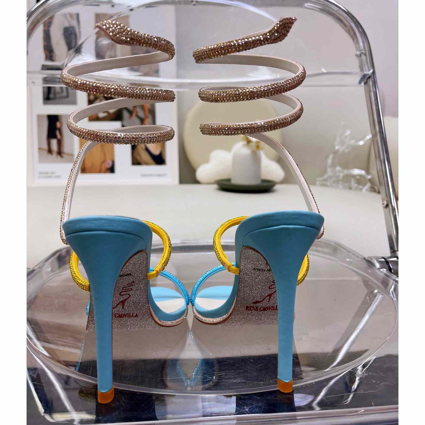 Rene Caovilla Cleo Crystal Sandal - DopestKickz