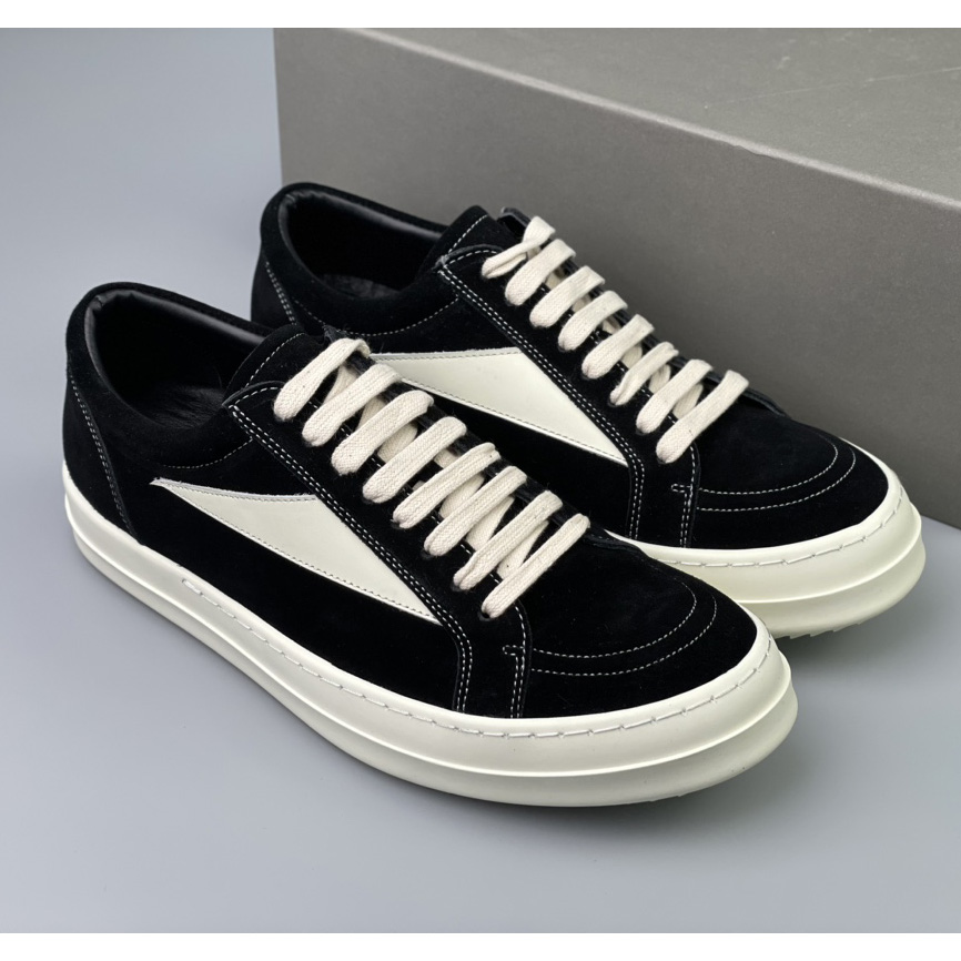 Rick Owens Vintage Suede Low-Top Sneakers - DopestKickz