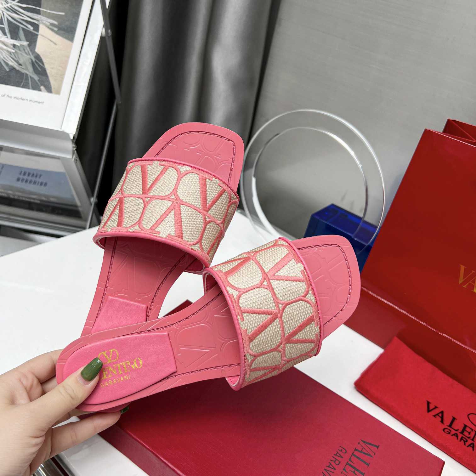 Valenti  Toile Iconographe Slide Sandal  - DopestKickz