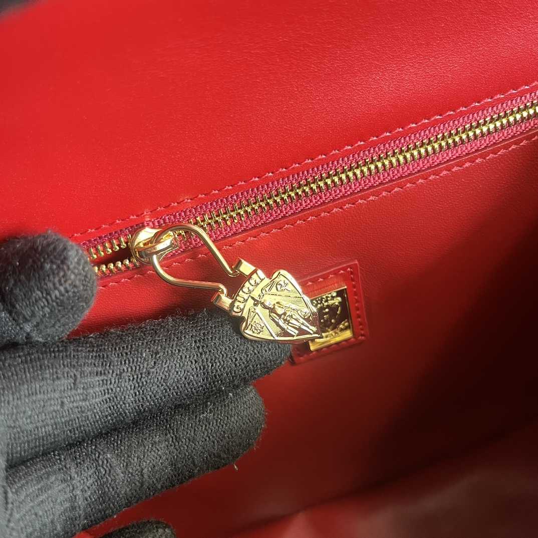 Gucci Equestrian Inspired Shoulder Bag(21-20-7cm)   - DopestKickz