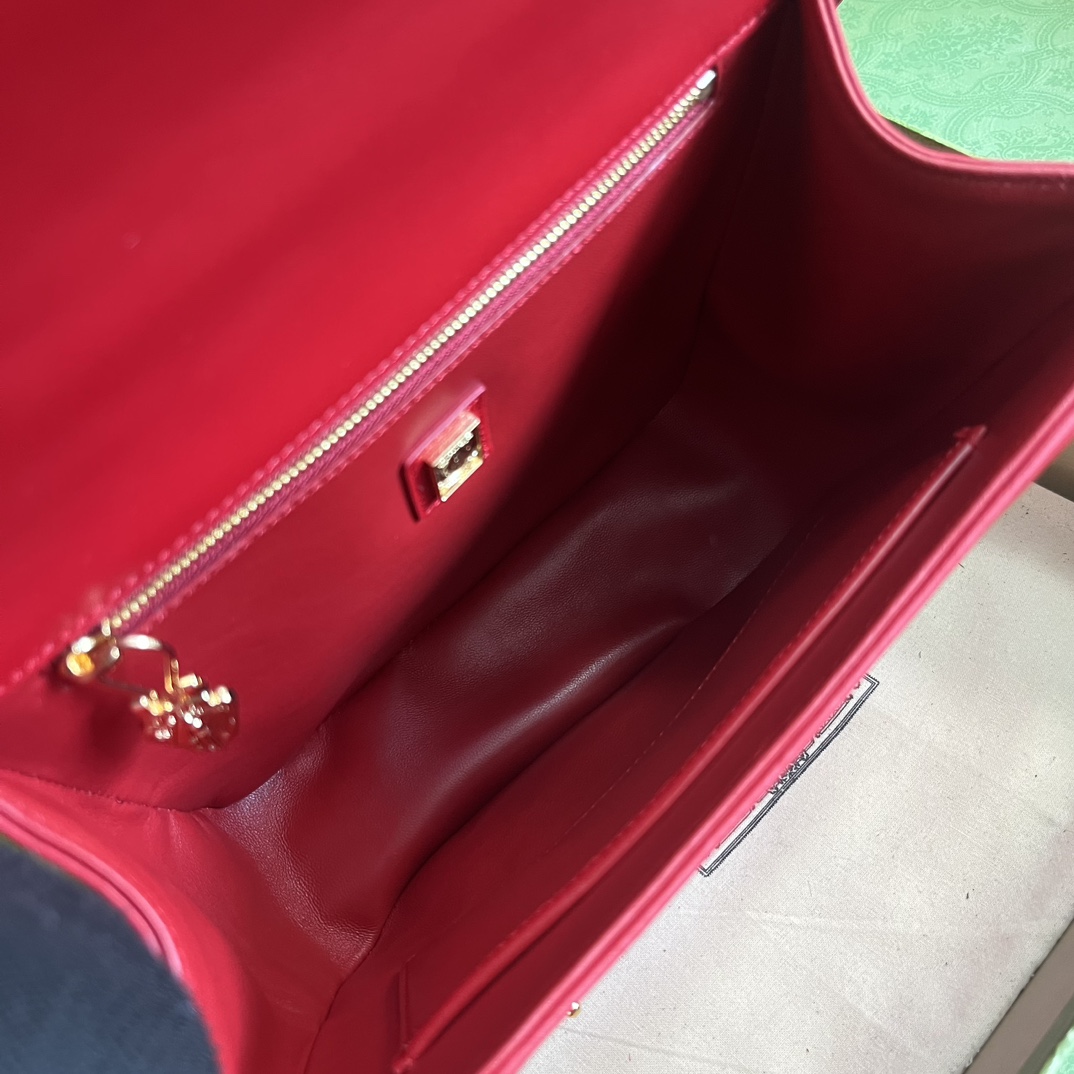 Gucci Equestrian Inspired Shoulder Bag(21-20-7cm)   - DopestKickz