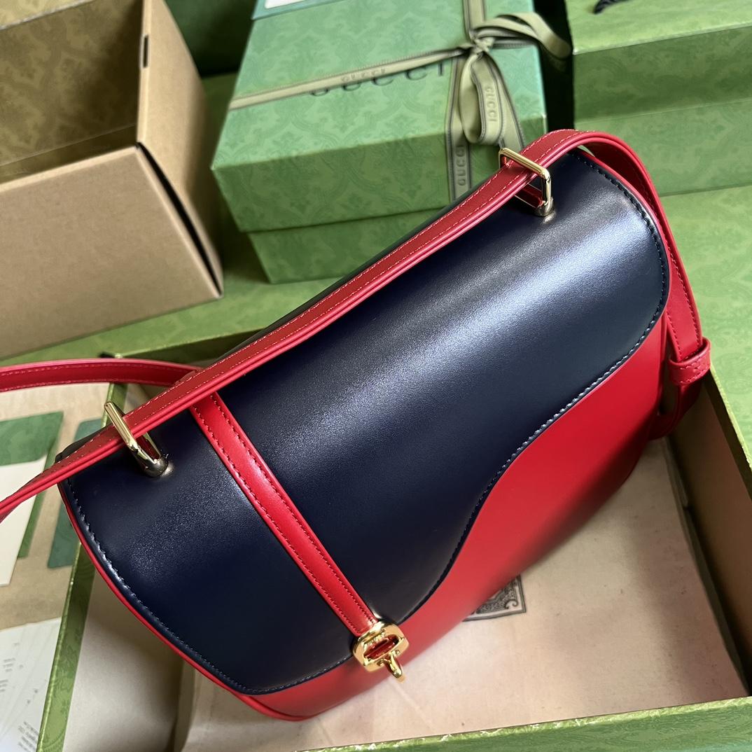 Gucci Equestrian Inspired Shoulder Bag(21-20-7cm)   - DopestKickz