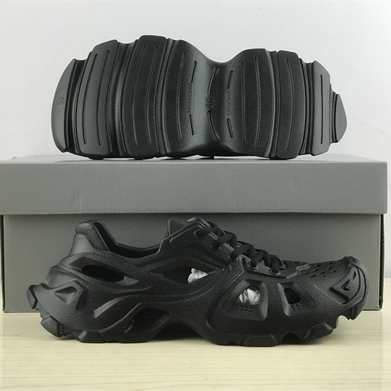 Balenciaga HD Lace-Up Sneaker In Black - DopestKickz