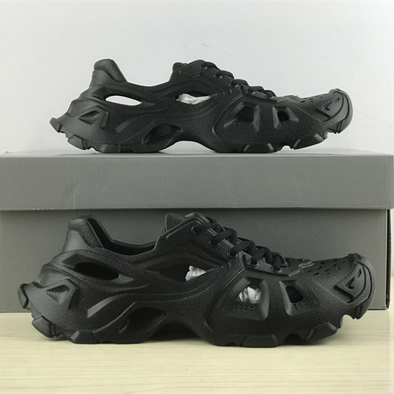 Balenciaga HD Lace-Up Sneaker In Black - DopestKickz