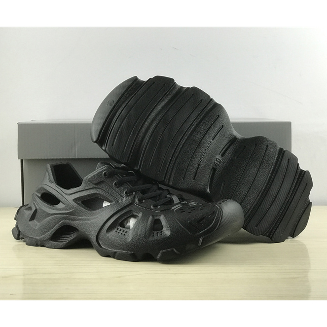 Balenciaga HD Lace-Up Sneaker In Black - DopestKickz