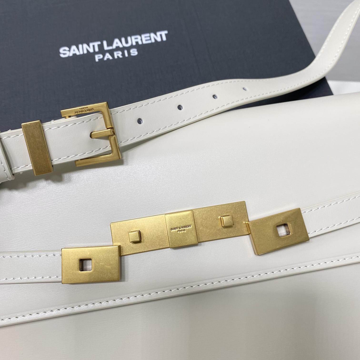 Saint Laurent Manhattan Shoulder Bag In Box Saint Laurent Leather - DopestKickz