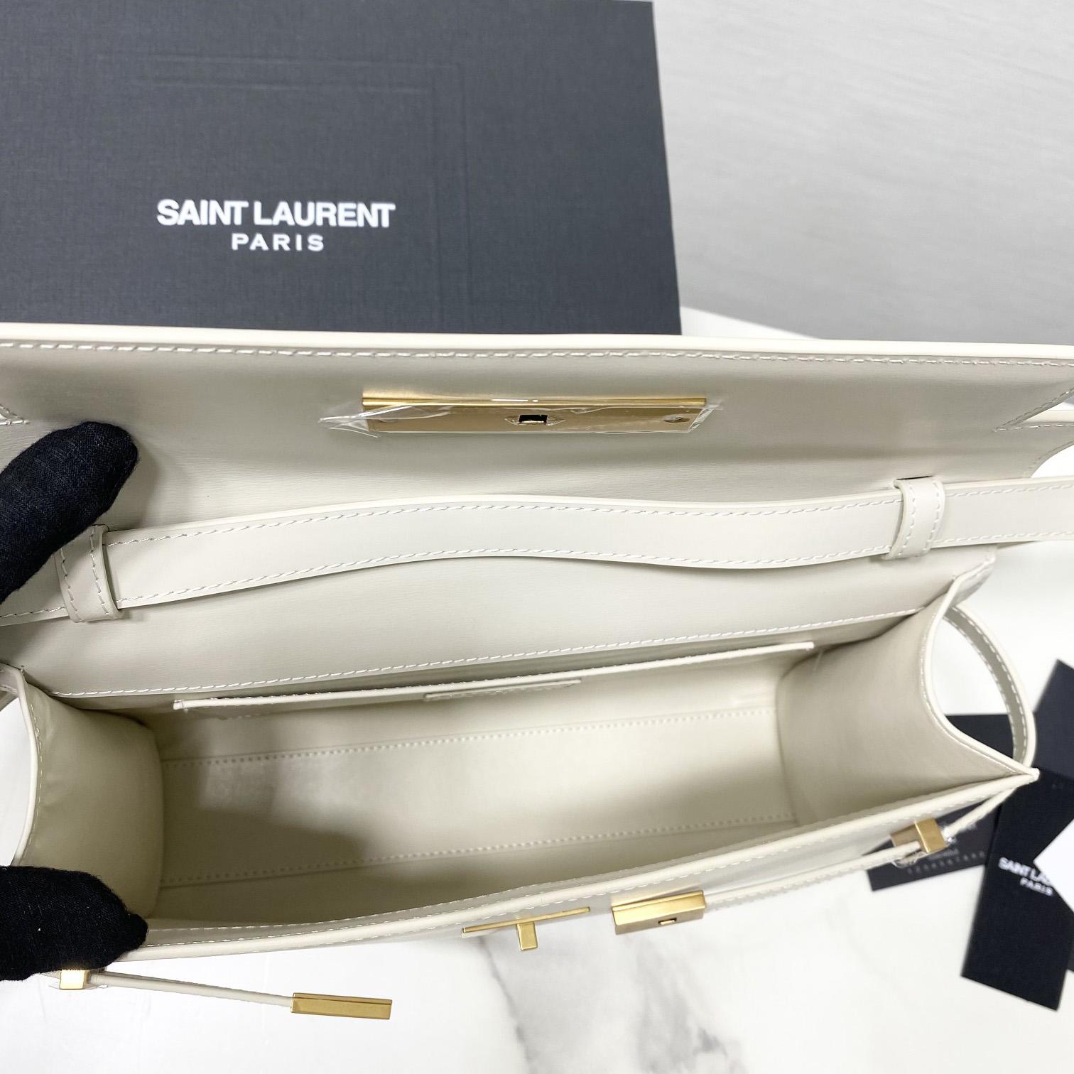 Saint Laurent Manhattan Shoulder Bag In Box Saint Laurent Leather - DopestKickz